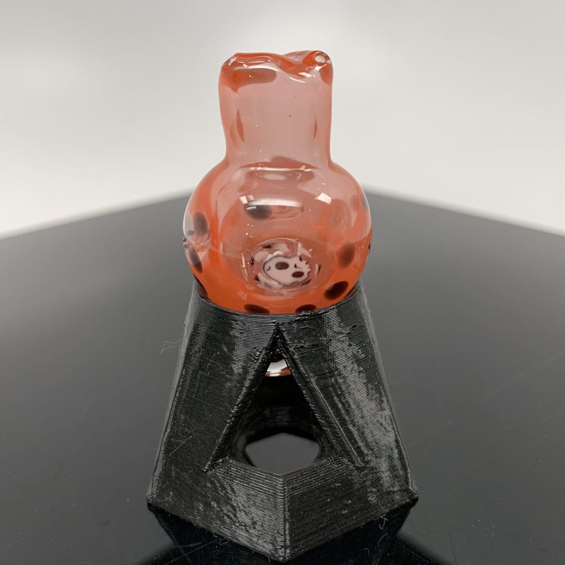 Ras Glass Millie Bubble Cap (Orange Crayon)