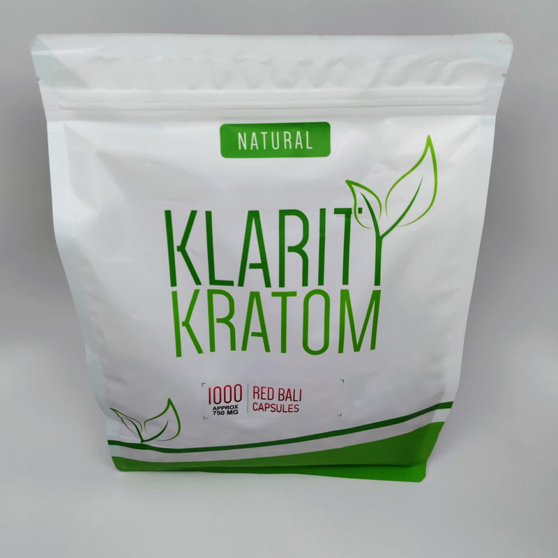 Klarity Kratom Red Bali Capsules