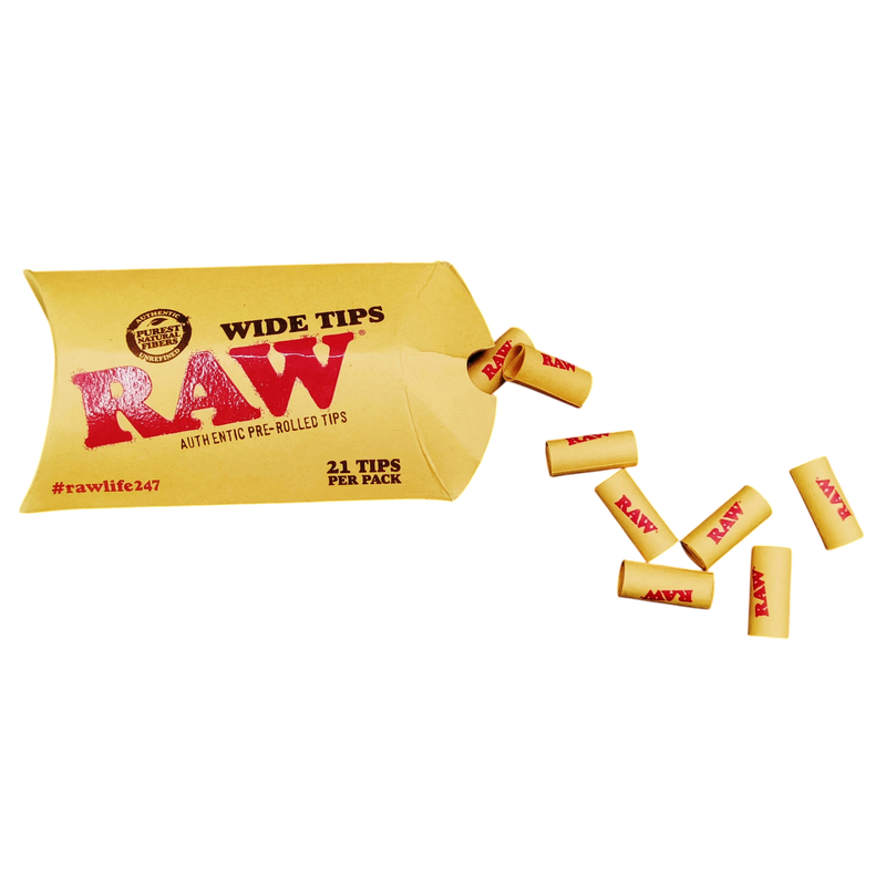 Raw Pre-Rolled Wide Tips