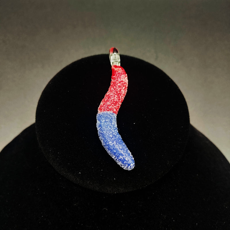 Emperial Glass Worm Pendants