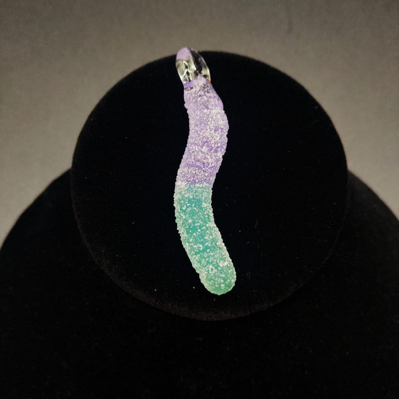 Emperial Glass Worm Pendants
