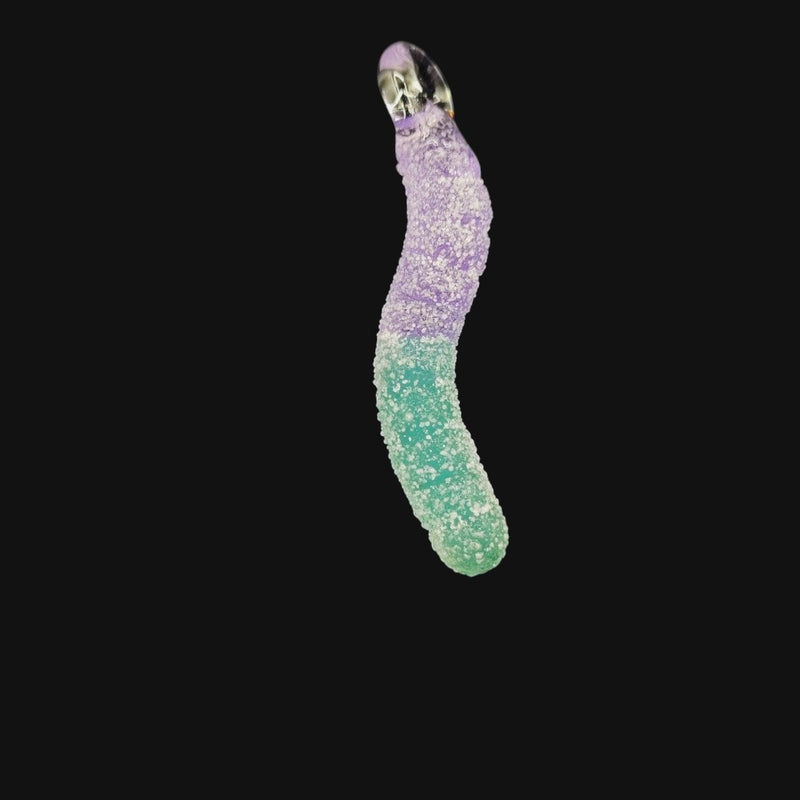 Emperial Glass Worm Pendants