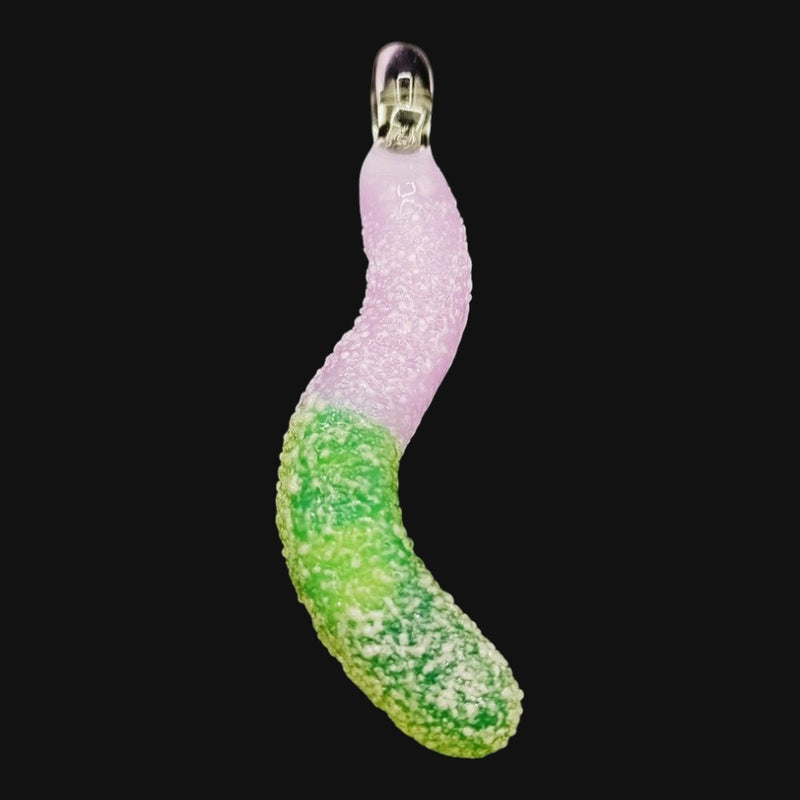 Emperial Glass Worm Pendants