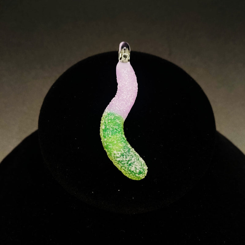 Emperial Glass Worm Pendants