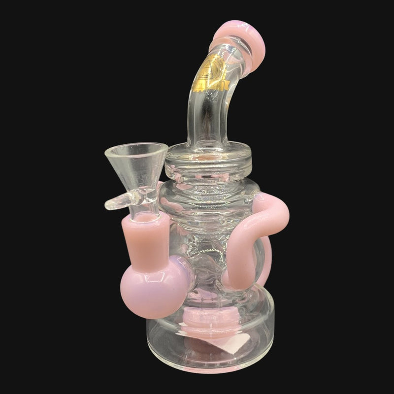 Illuminati Glass 7" Recycler Pink