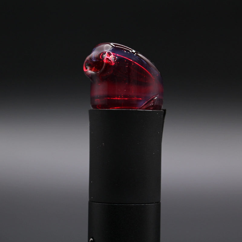 Organik Glass Pivot Top- Dark Red