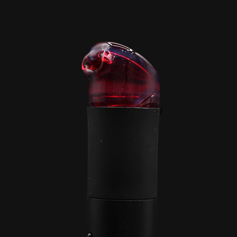 Organik Glass Pivot Top- Dark Red