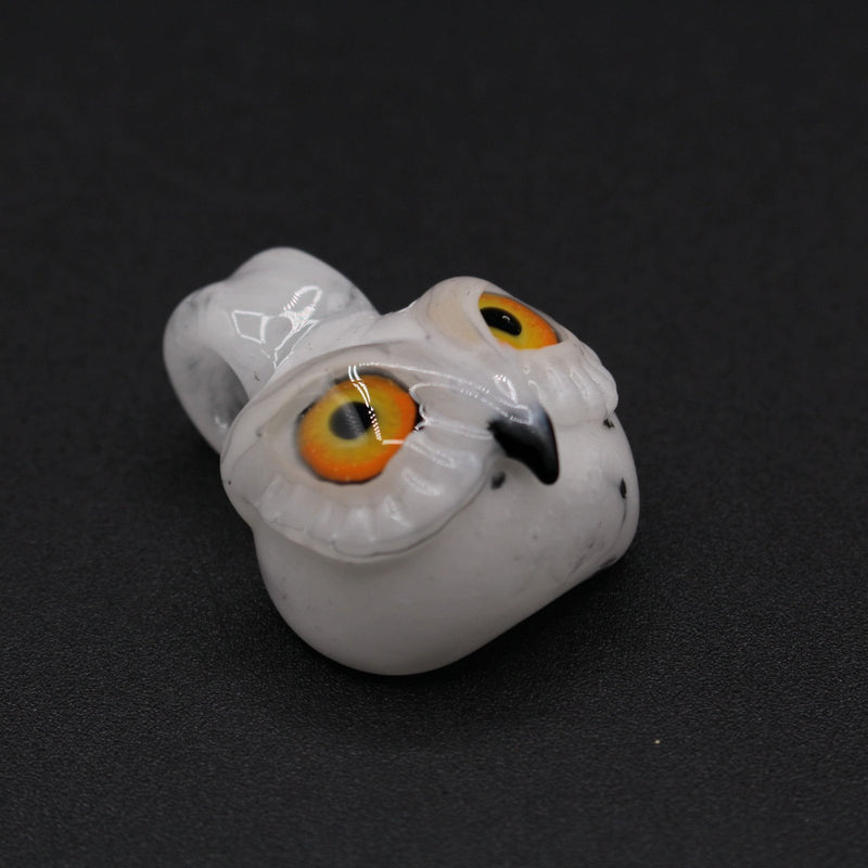 Four Winds Flameworks Spotted Owl Pendant