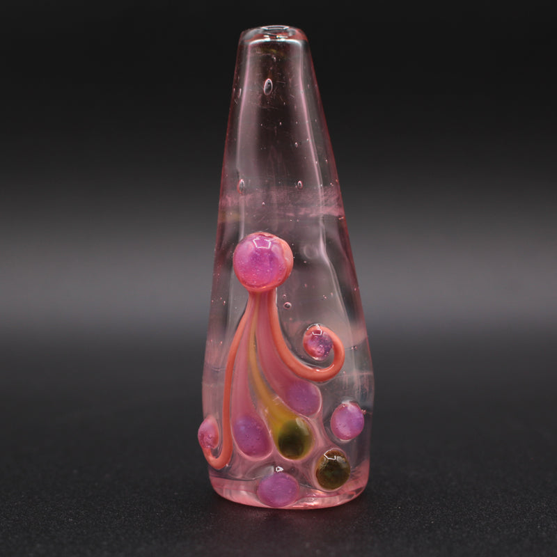 Lyric Fumed Chillum - Purple & Green