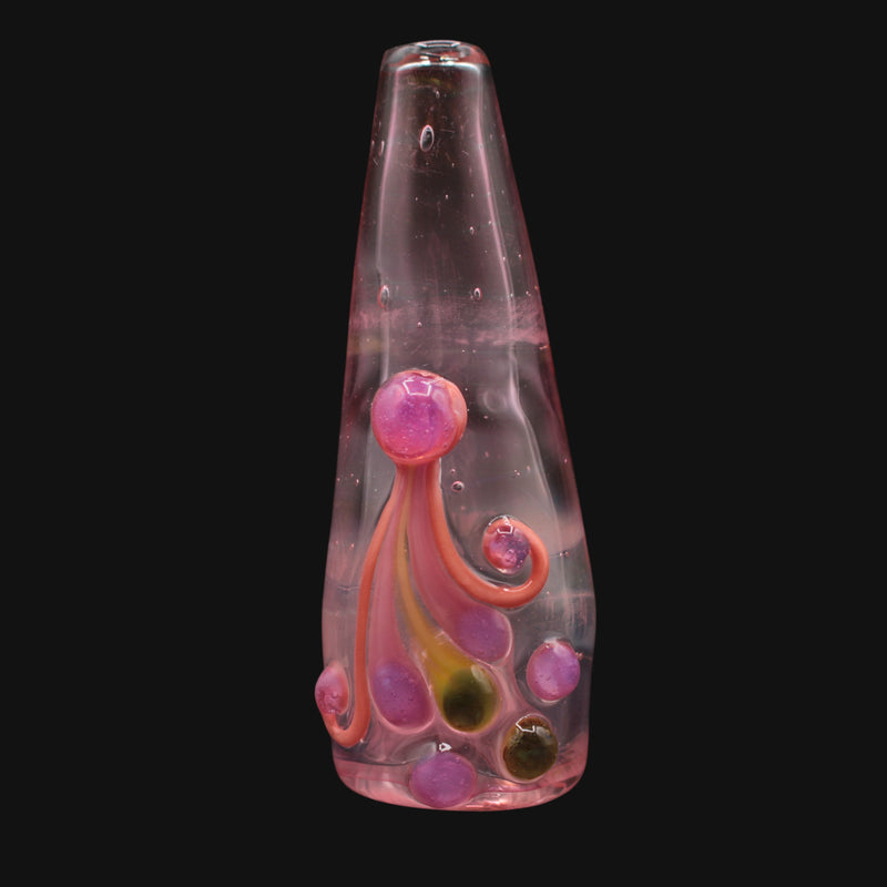 Lyric Fumed Chillum - Purple & Green