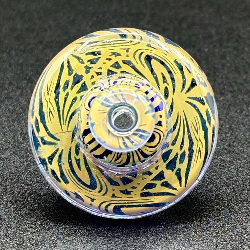 El3ctro B Gold Swirl/Blue Spinner Cap