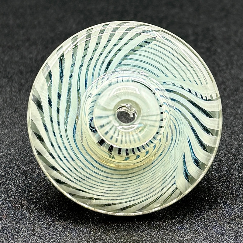 El3ctro B White Swirl Spinner Cap