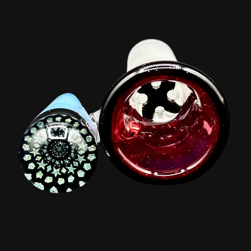 Zombie Hand 14mm Bowl w/ Dichro Spike- Phoenix & Marina