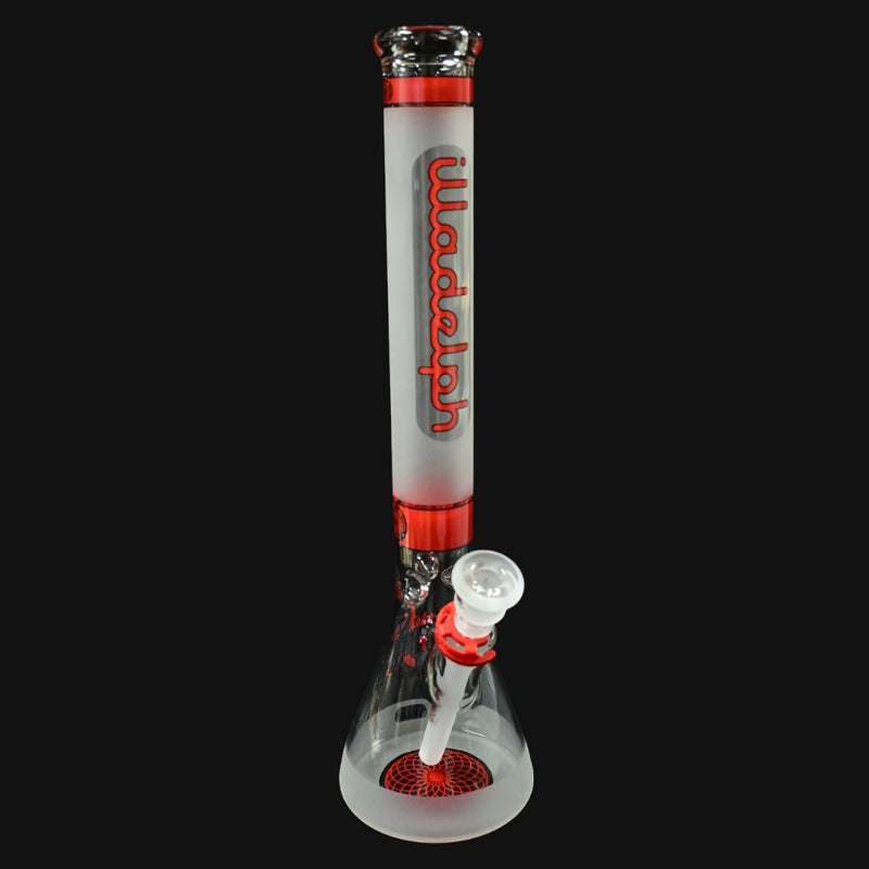 Illadelph Frosted Medium Beaker - Red