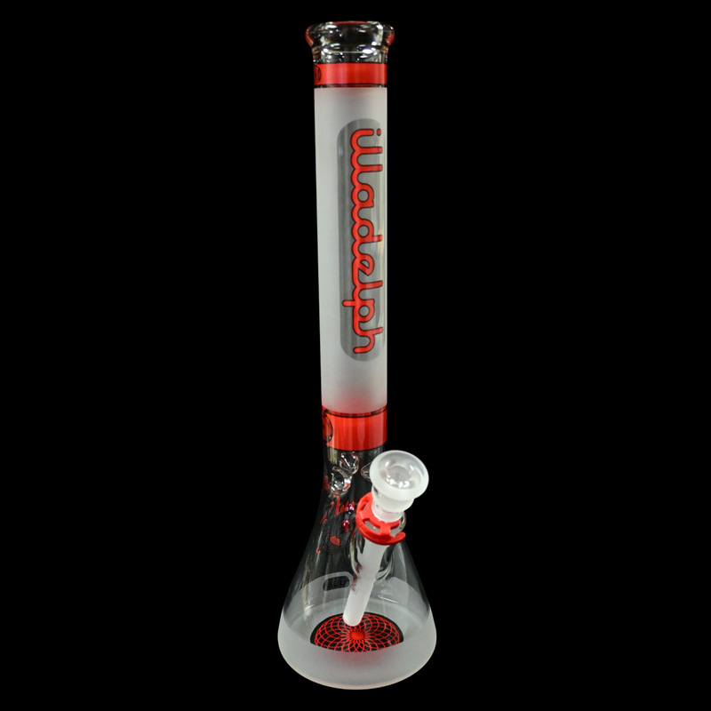 Illadelph Frosted Medium Beaker - Red