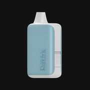 710 Pipes Smoke Shop Randy's Inspo XL 510 battery in light blue and white with an ergonomic grip.