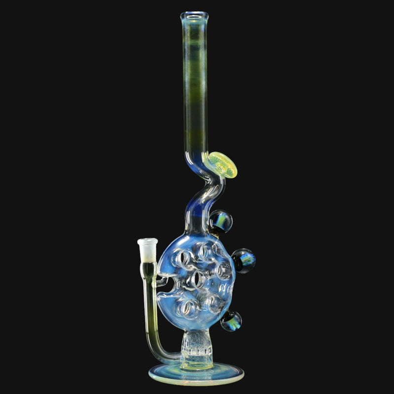 Kadabra Fumed Swiss Water Pipe w/ Marbles