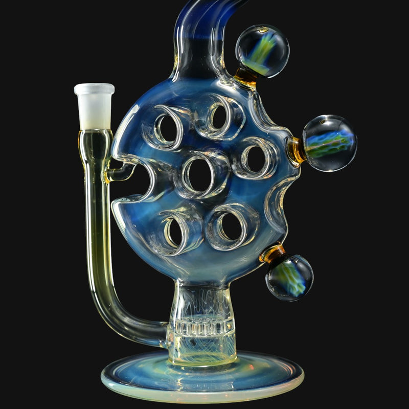 Kadabra Fumed Swiss Water Pipe w/ Marbles