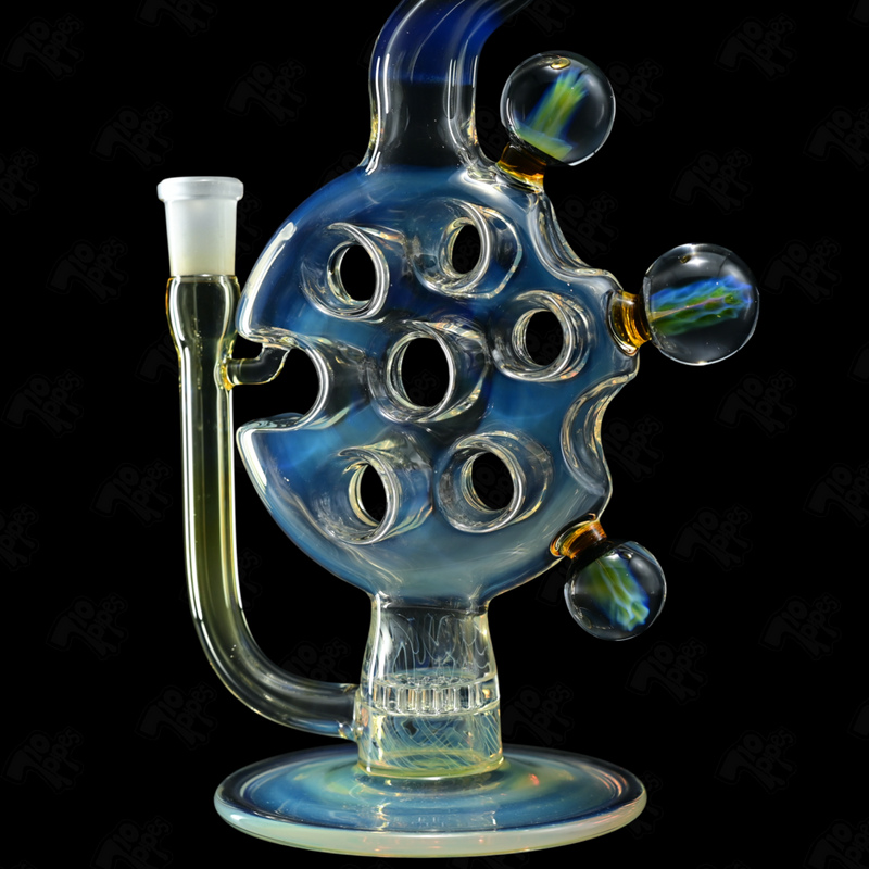Kadabra Fumed Swiss Water Pipe w/ Marbles