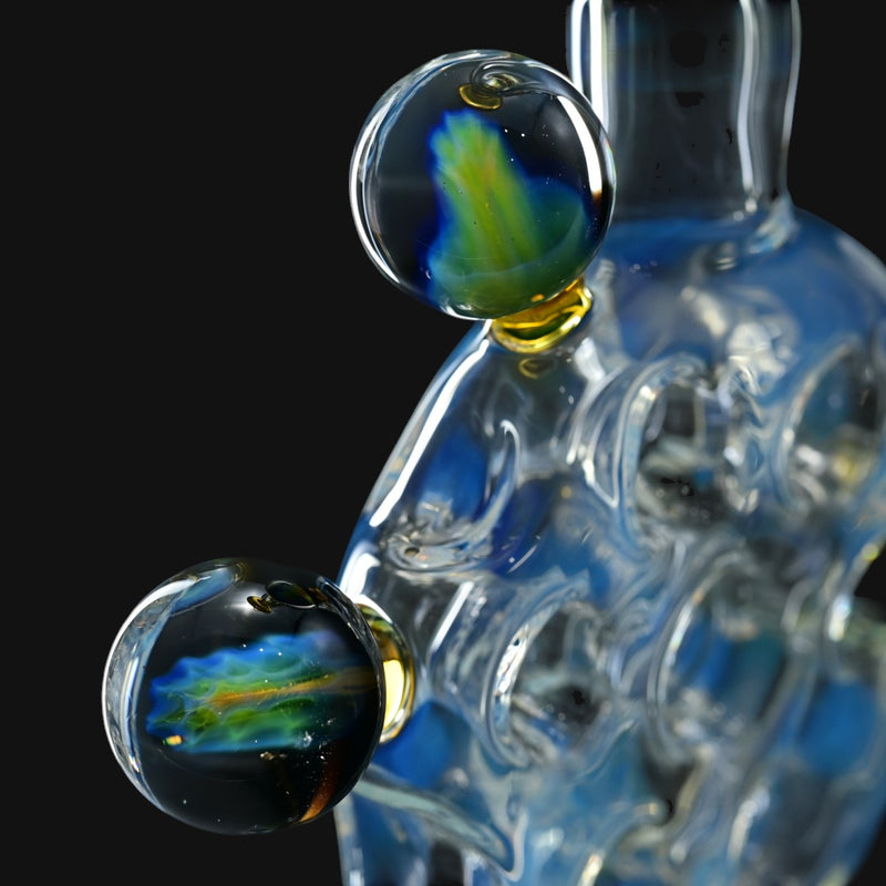 Kadabra Fumed Swiss Water Pipe w/ Marbles