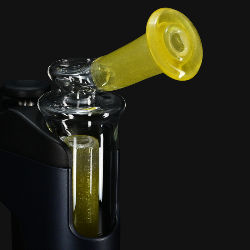 Kadabra Dr. Dabber Switch Go Glass - Pineapple/Icy White Satin