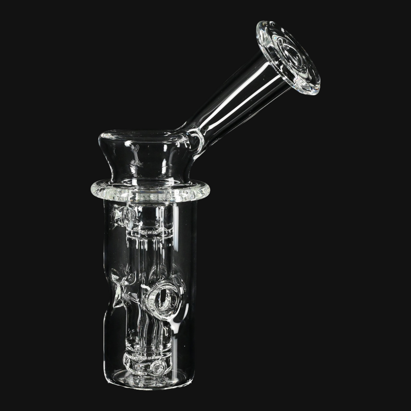 Kadabra Dr. Dabber Switch 2 3 Hole Fab Bubbler - Clear side view