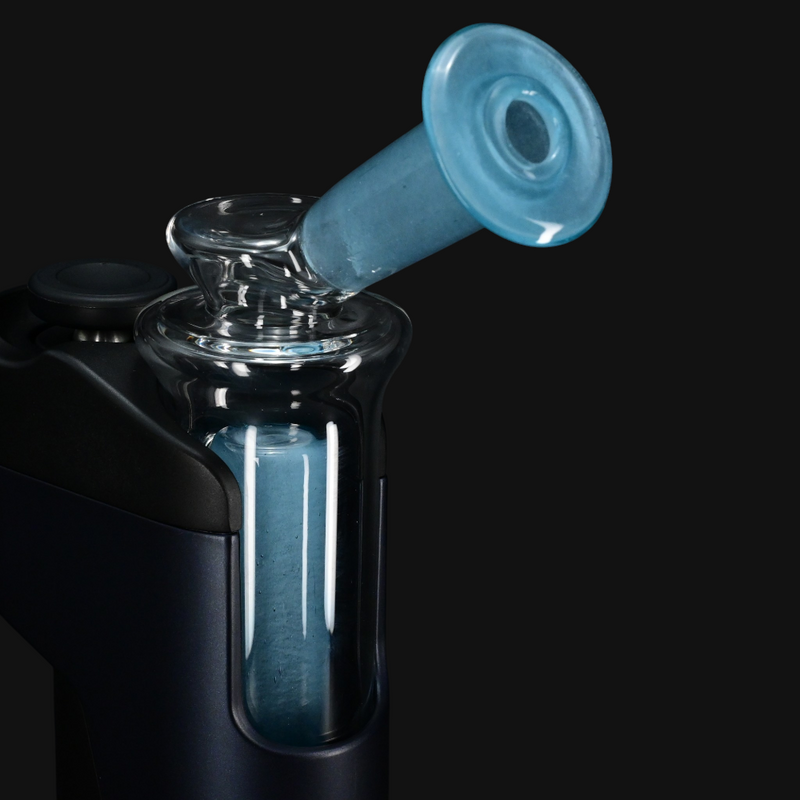 Kadabra Dr. Dabber Switch Go Glass - Lite Marina/White Satin side view close