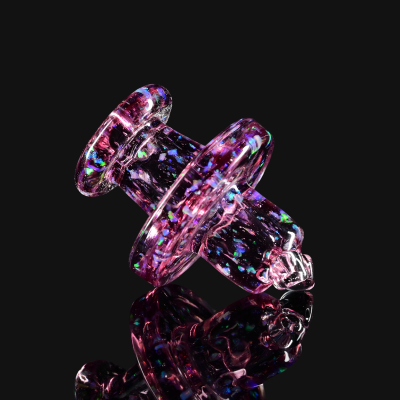 Kadabra Dr. Dabber Switch Go Spinner Cap - Cropal Gold Amethyst side view