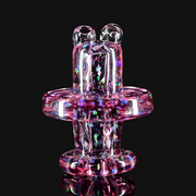 Kadabra Dr. Dabber Switch Go Spinner Cap - Cropal Gold Amethyst standing