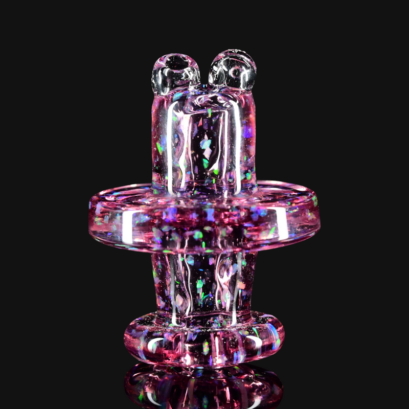 Kadabra Dr. Dabber Switch Go Spinner Cap - Cropal Gold Amethyst standing