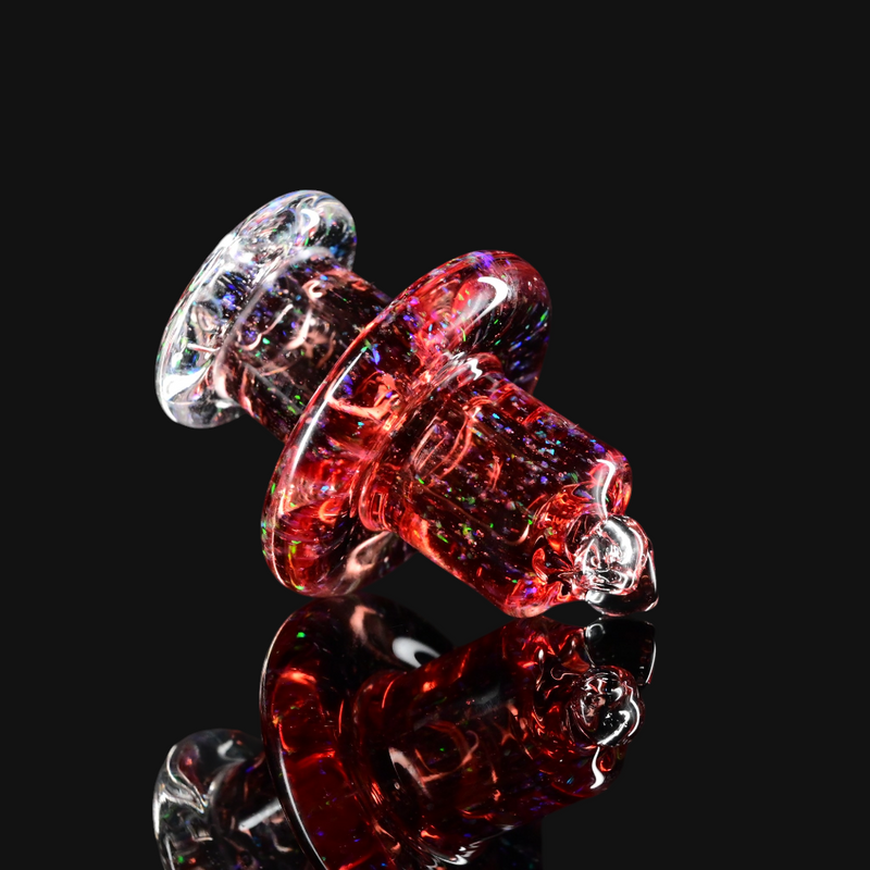 Kadabra Dr. Dabber Switch Go Spinner Cap - Cropal Ruby Slipper side view