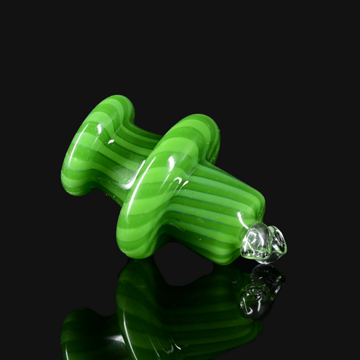 Kadabra Dr. Dabber Switch Go Spinner Cap - Green Swirl side view