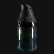 Kadabra Puffco Proxy Core Base - Fumed 2 with device