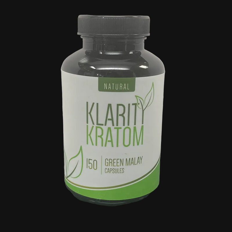 Klarity Kratom Green Malay Capsules 150