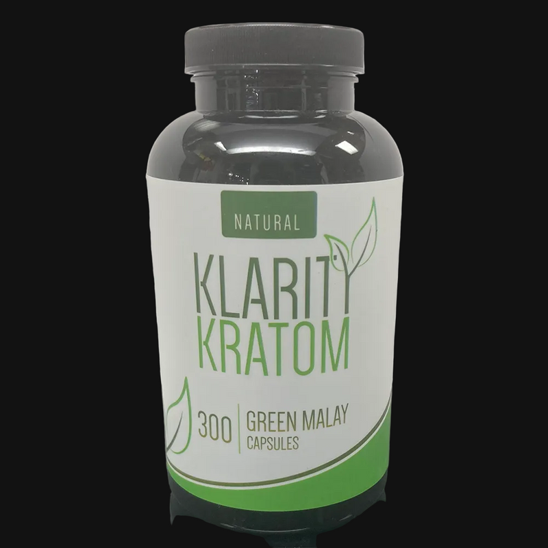 Klarity Kratom Green Malay Capsules 300