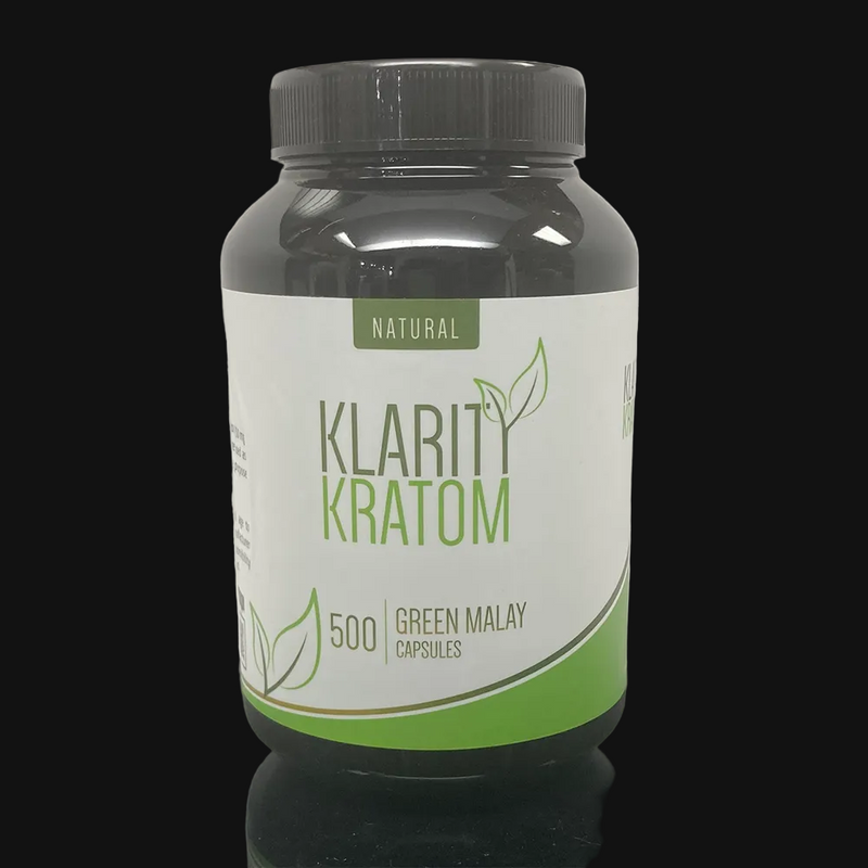 Klarity Kratom Green Malay Capsules 500