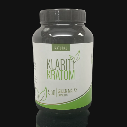 Klarity Kratom Green Malay Capsules 500