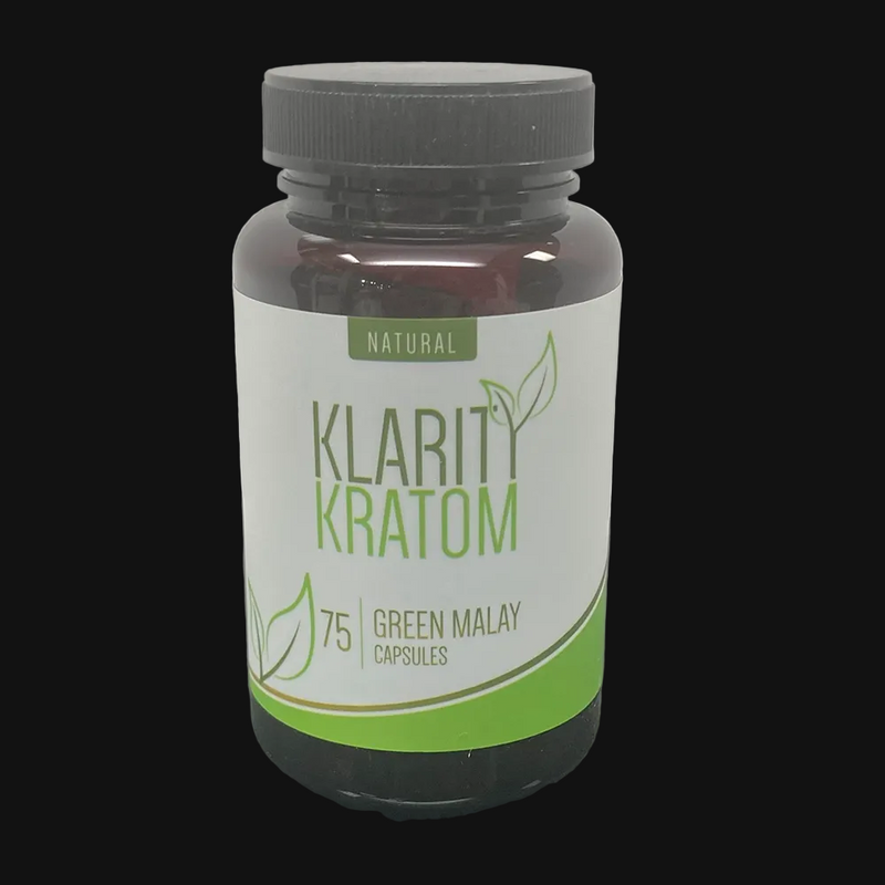 Klarity Kratom Green Malay Capsules 75