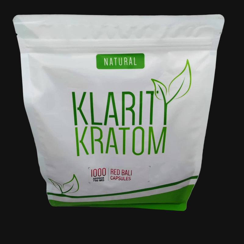 Klarity Kratom Red Bali Capsules 1000