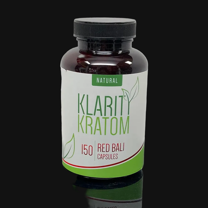 Klarity Kratom Red Bali Capsules 150