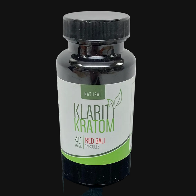 Klarity Kratom Red Bali Capsules 40