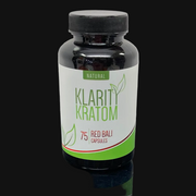 Klarity Kratom Red Bali Capsules 75