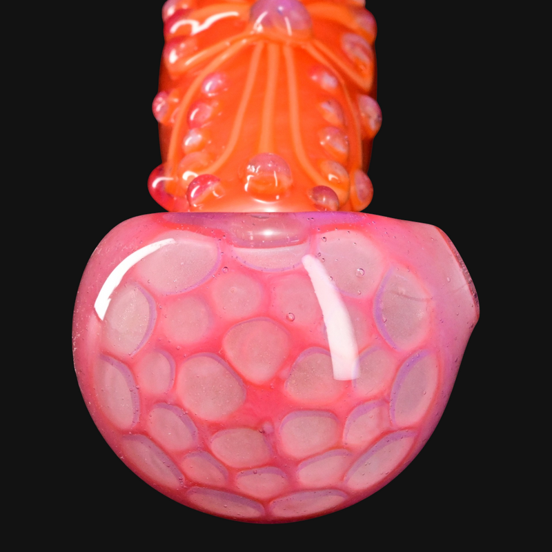 Lyric Ornate Honeycomb Spoon - Blood Orange Peach