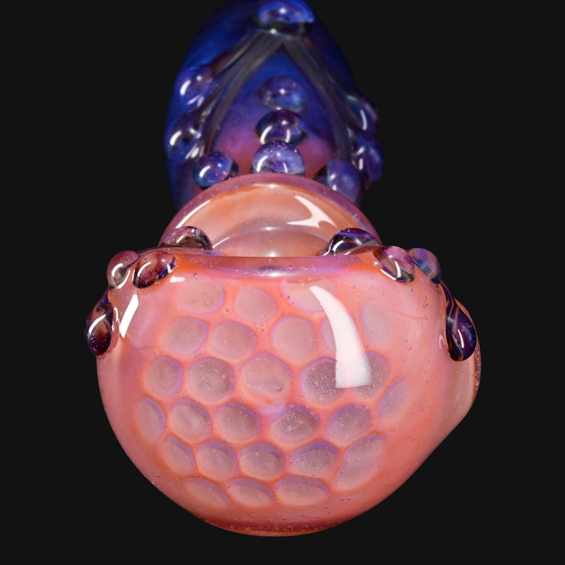 Lyric Ornate Honeycomb Spoon - Cotton Candy Sunset