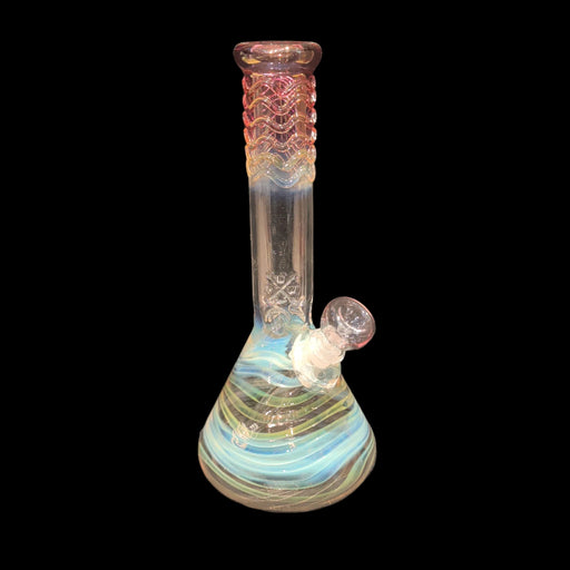 Mary Jane 38x4 Gold & Silver Fumed Beaker #3