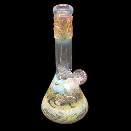 Mary Jane 38x4 Gold & Silver Fumed Beaker #4