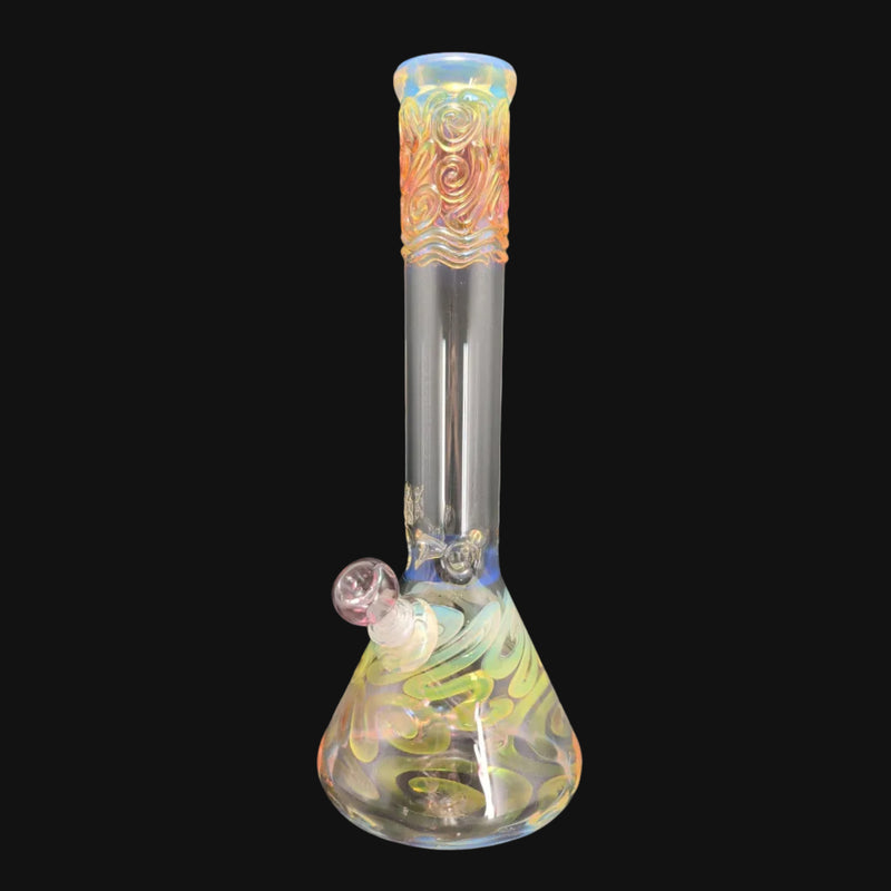 Mary Jane 50x5 Gold & Silver Fumed Beaker #67