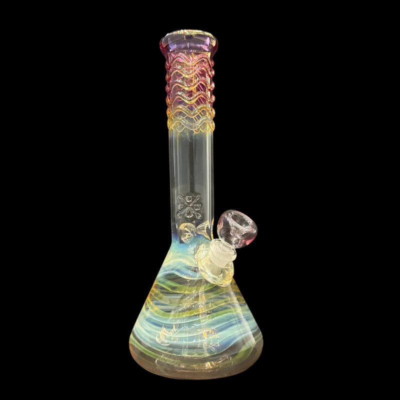 Mary Jane beaker gold and silver 38x4