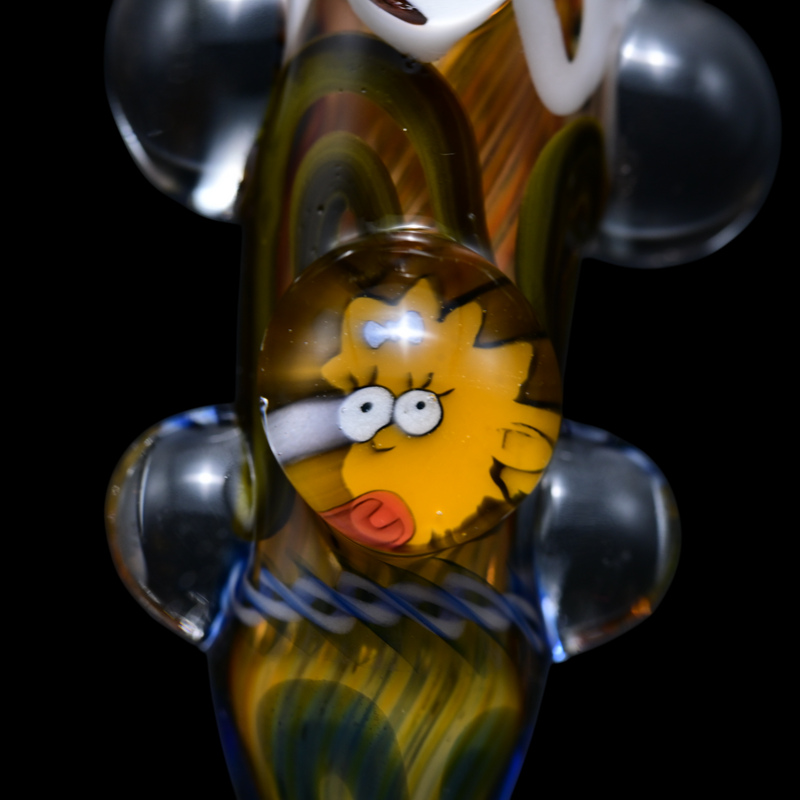 Matty White Large 3 Milli One Hitter - Simpsons