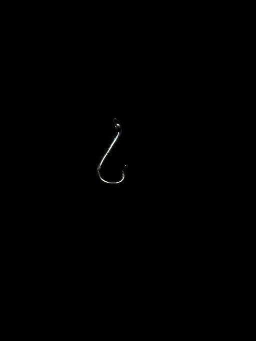 Matty White Fish Hook Pendy 